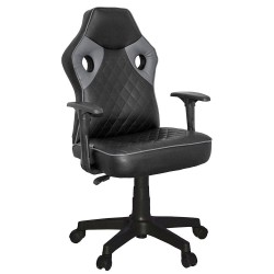 Poltrona ufficio gaming Spider nero grigio