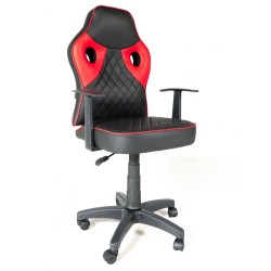Poltrona ufficio gaming nero rosso Spider