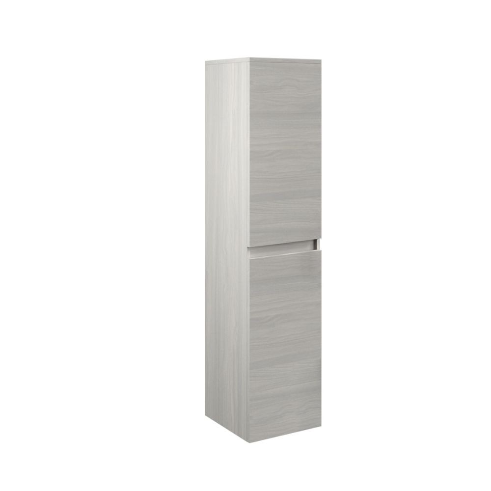 Colonna pensile bagno Trasimeno rovere grigio 31,4x31,5x136