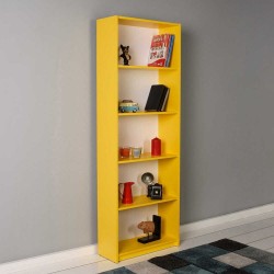 Libreria 5 scomparti ktp-150SR colore giallo