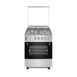 Cucina Flora 60 4 fuochi gas con forno ventilato a gas e grill elettrico