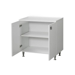 Base cucina 2 ante bianco larice 80x50x87H