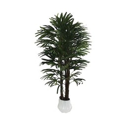 Pianta ornamentale Fan Palm 140 cm. 400 foglie con vaso