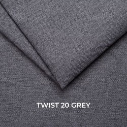 Poltrona Chicago reclinabile elettrica in tessuto Twist 20 grigio scuro