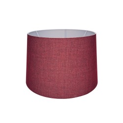 Paralume Deco MDL3011 in PVC effetto tessuto rosso