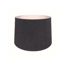 Paralume Deco MDL3566 in PVC effetto tessuto nero