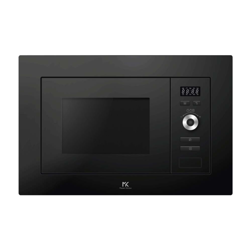 Forno a microonde da incasso MKMW3820PRBK 20 LT con vetro nero Master Kitchen