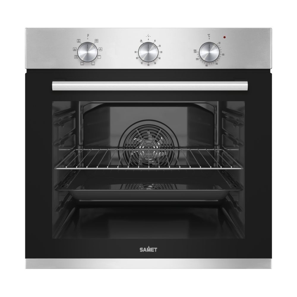 Giove forno incasso elettrico multifunzione inox timer meccanico