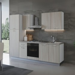 Cucina Aura 255 cm con elettrodomestici