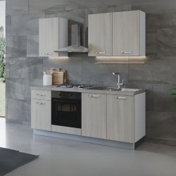 Cucina Aura 195 cm  con elettrodomestici