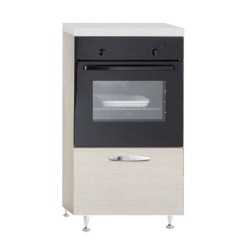 Colonna forno bassa rialzata con cestone crema