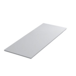 Top appoggio per mobile bagno colore bianco 80x46x1.9 cm.