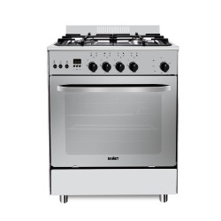 Cucina Stromboli 60x60 cm. con forno a gas e grill elettrico inox classe A Samet