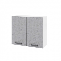 Pensile cucina 80x32x72H cm. 2 ante cemento