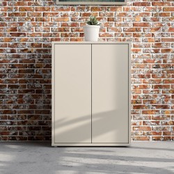Mobile multiuso Medea 2 ante colore cashmere 74.5x34.9xH 99.1 cm.
