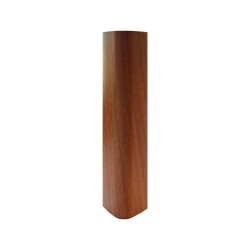 Angolare per zoccolo 90° R12 in ciliegio H 12 cm.