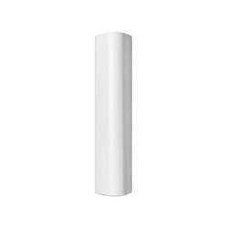 Angolare per zoccolo 90° R12 in bianco H 15 cm.