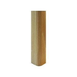 Angolare per zoccolo 90° R12 in faggio H 15 cm.