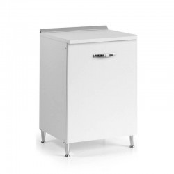 Base cucina con anta 60x50x85H bianco frassinato