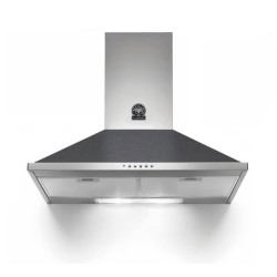 Cappa camino La Germania K80AMLND da 80 cm. 1 motore nero classe D
