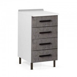 Cassettiera 4 cassetti 40x50x85H cemento