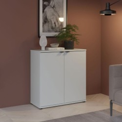 Mobile multiuso Segno con due ante  L 80 cm. colore grigio chiaro