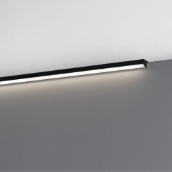 Profilo illuminazione LED Walk bagno 800 mm nero opaco