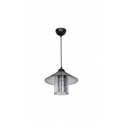 Lampada da soffitto Inka ASZ1463 con paralume in plastica fumé