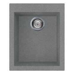Lavello monovasca Smeg VZ40TT fragranite titanio 40 cm