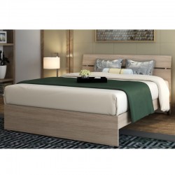 Letto 120 cm una piazza e mezza colore olmo