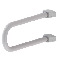 Maniglia di sicurezza fissa per disabili in alluminio colore bianco