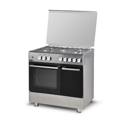 Samet Ermete maxi cucina a gas con porta bombola con piano e frontali inox con forno...