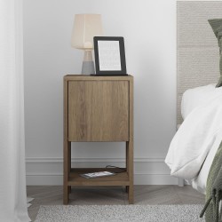 Comodino Ema hitit noce con anta ribalta 30x30x55h