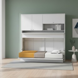 Mobile multiuso Nitro con letto a scomparsa e scrivania estraibile