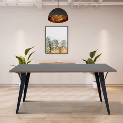 Tavolo da pranzo Yutan 160x80 cm cacao