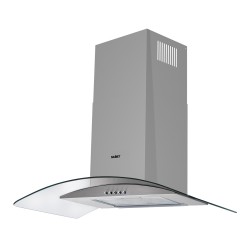 Samet Cappa WETH 90 inox da parete 90 cm cupolino in vetro
