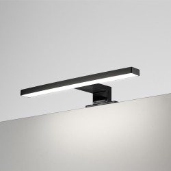 Lampada LED Kyra per bagno 300 mm nera