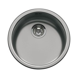 Lavello tondo Smeg 10I3PN 43.5 cm PVD acciaio nero