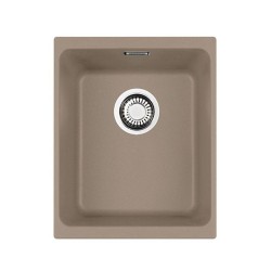 Lavello una vasca Franke KBG11034 sottotop 34x40 in fragranite Oyster