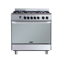 Cucina Stromboli 80x55 cm. con forno multifunzione e grill elettrico colore inox classe...