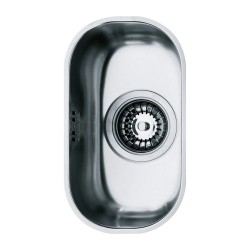 Lavello 1 vasca Franke AMX11016 sottotop inox satinato 18.8x32.3 cm.