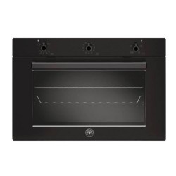 Forno da incasso 90 cm ventilato gas con grill Bertazzoni F905PROGKN nero carbonio