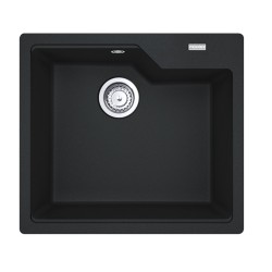 Lavello monovasca Franke Urban UBG 610-56 in fragranite nero 56x50 cm.