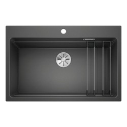 Lavello Blanco monovasca sintetico Etagon8 1525187 tappo a cestello InFino e coppia di...