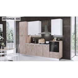 Cucina Artemide lusso 300 cm con elettrodomestici