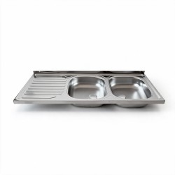 Lavello appoggio 50 series 120x50 cm SA127 sinistro