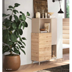 Contenitore Marion 2 ante colore cashmere e cadiz