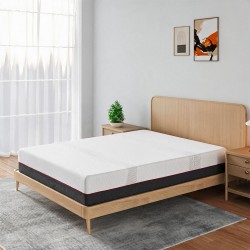 Materasso una piazza e mezza Olmio memory foam 120x190x25h tessuto antibatterico...