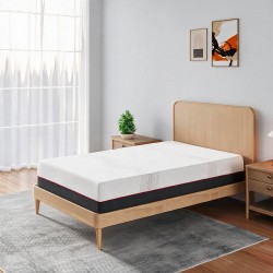 Materasso singolo Olmio memory foam 80x190x25h tessuto antibatterico sfoderabile