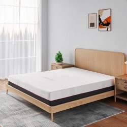 Materasso matrimoniale Olmio memory foam 160x190x25h tessuto antibatterico sfoderabile